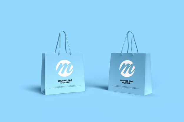 Premium PSD | Shopping bag or paper bag mockup design