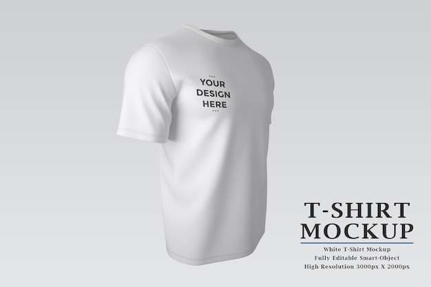 Premium PSD | Showcase front and back t-shirt mockup isolated