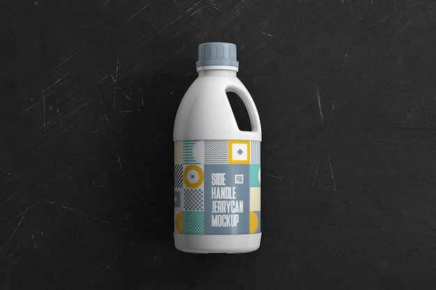 Premium PSD | Side handle jerrycan mockup