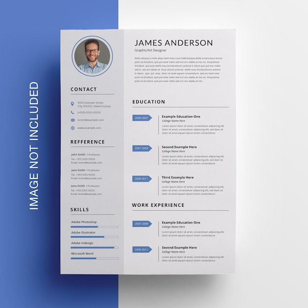resume template simple free download