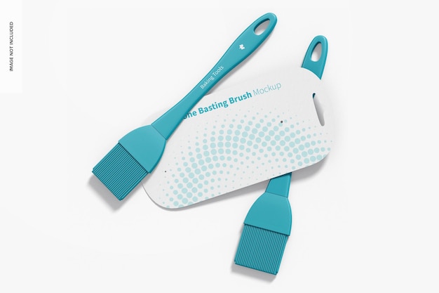 Download Free PSD | Silicone basting brushes mockup, perspective view