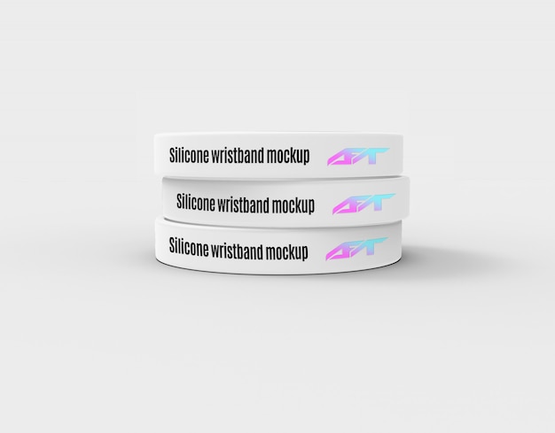 Download Premium PSD | Silicone wristband mockup
