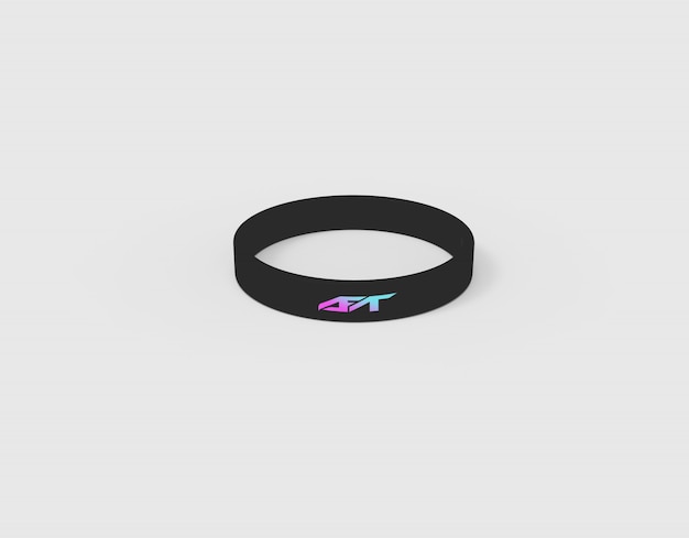 Download Silicone wristband mockup | Premium PSD File