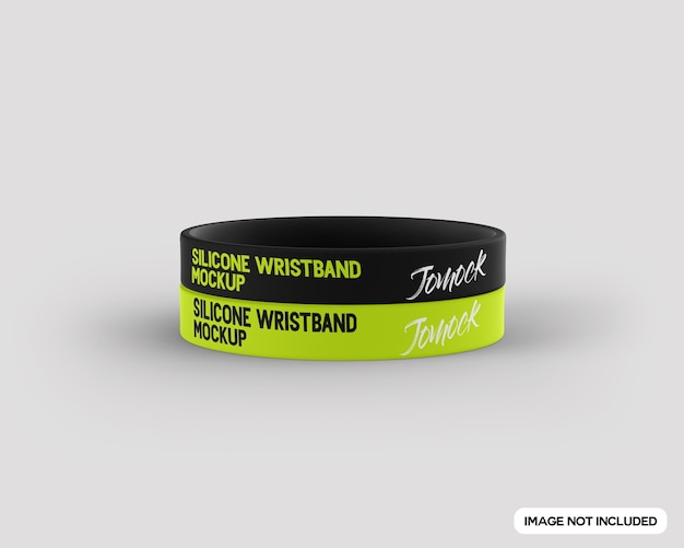 Download Free PSD | Silicone wristband mockup