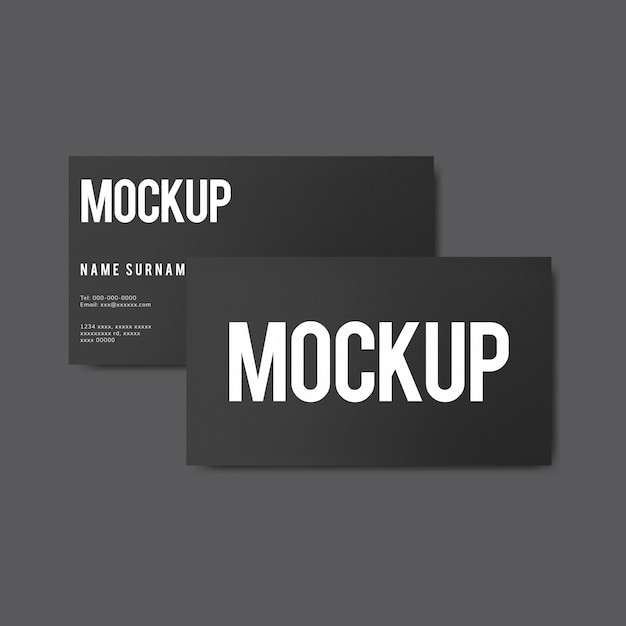 Download Simple business card design mockup PSD file | Free Download