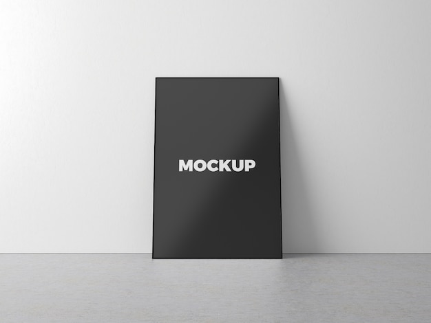 Download Simple minimal poster mockup PSD file | Premium Download