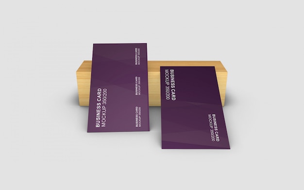 Download Premium PSD | Simply designed beautiful and simple visiting card mockup