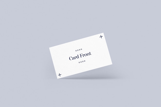 Download Premium PSD | Single business card mockup