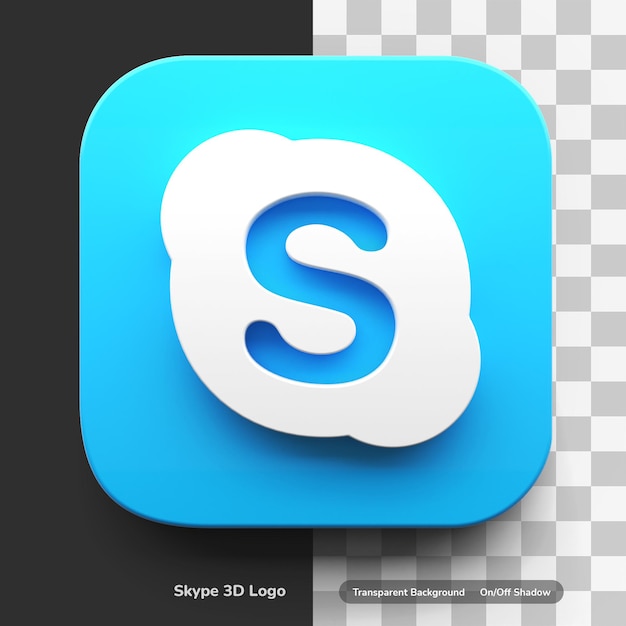 skype logo psd