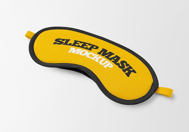 Premium PSD | Sleep mask mockup design