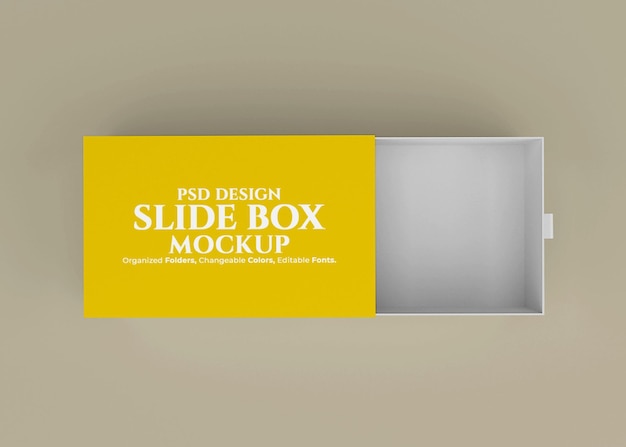 Download Premium Psd Slide Box Mockup With Editable Background