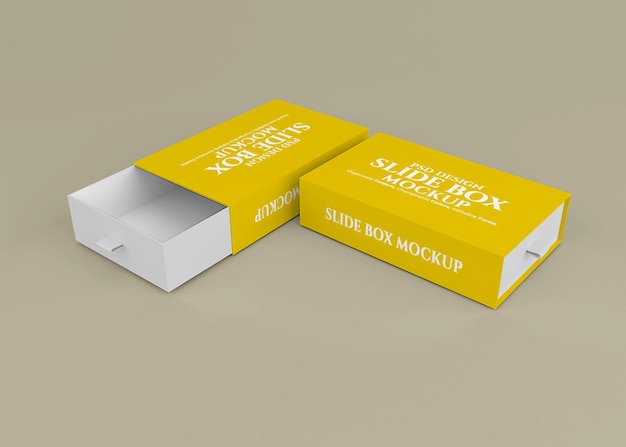 presentation box mockup