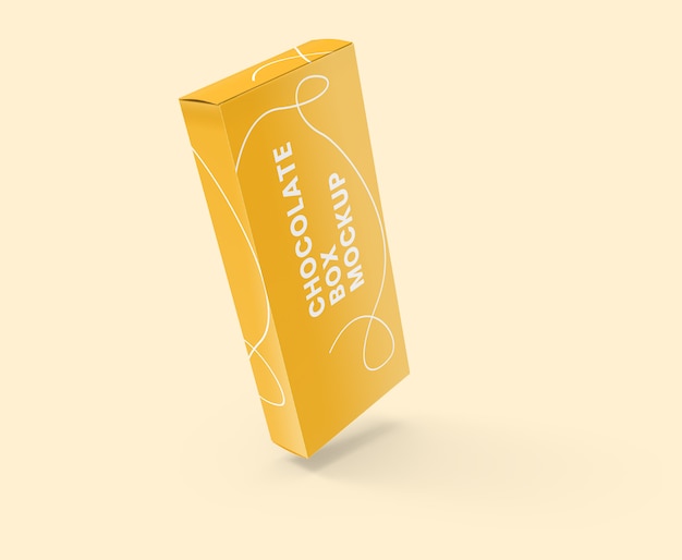 Download Premium PSD | Slim paper box mockup