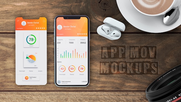 Download Free Psd Smartphone Mockup For Apps PSD Mockup Templates