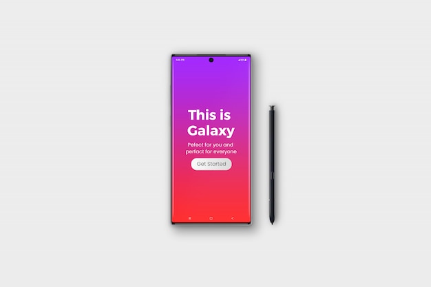 Download Smartphone pen mockup PSD file | Premium Download