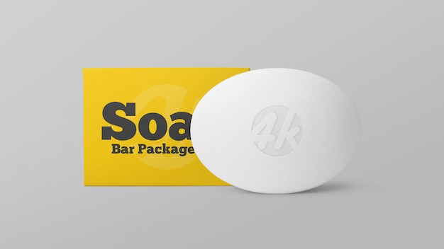 Download Soap bar package mockup | Premium PSD File