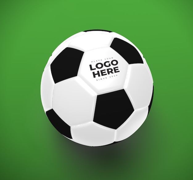 Download Soccer ball mockup closeup | Premium PSD File