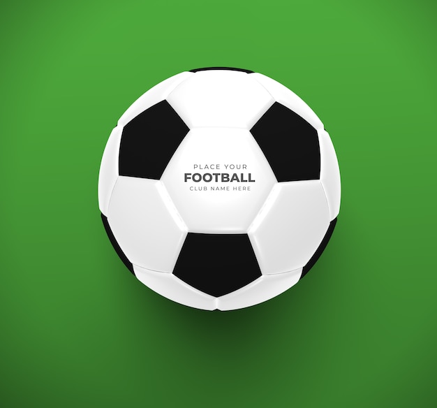 Download Soccer ball mockup closeup | Premium PSD File