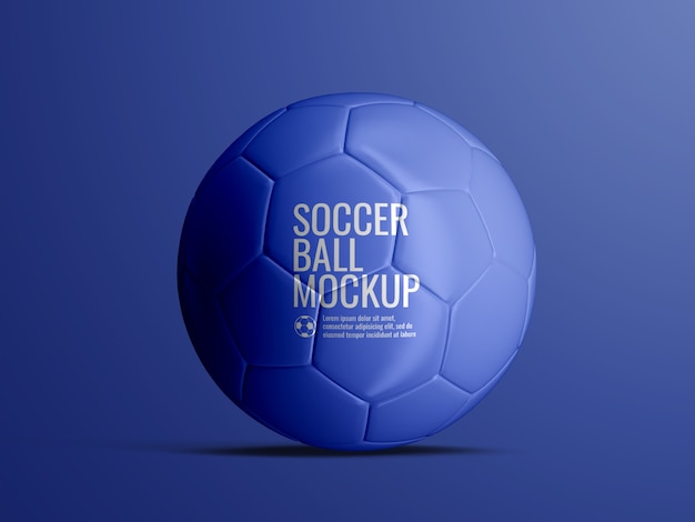 Download Premium PSD | Soccer football ball mockup isolated