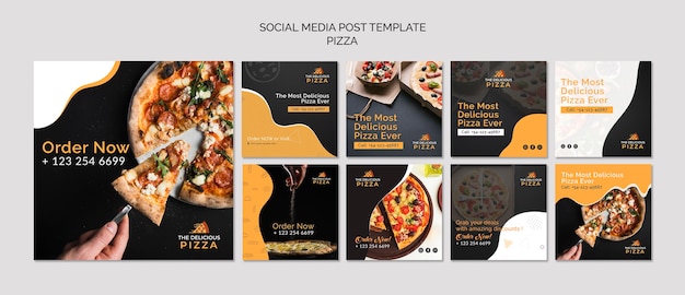 Free Psd Social Media Pizza Post Template