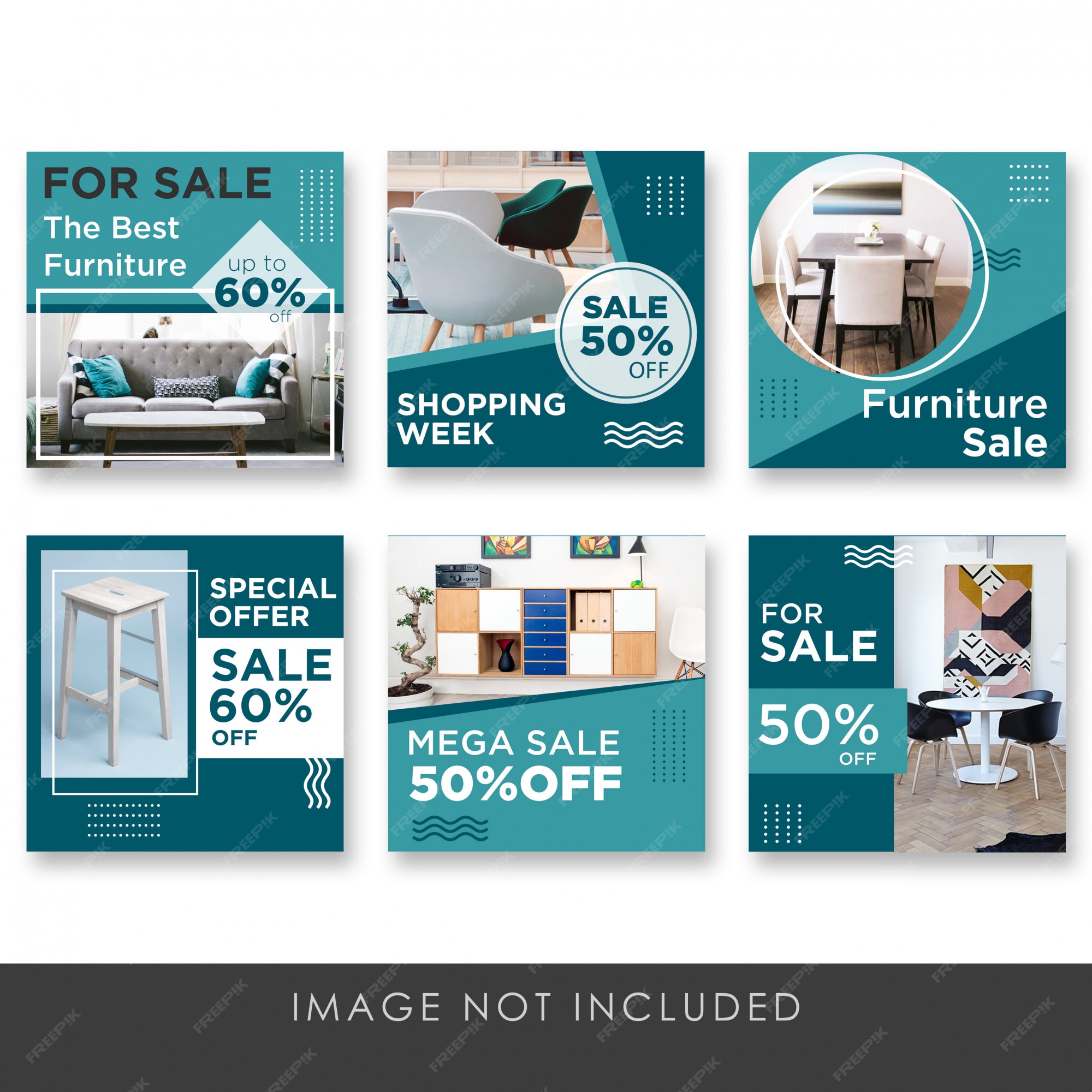 Premium PSD | Social media post sale for all furniture collection template