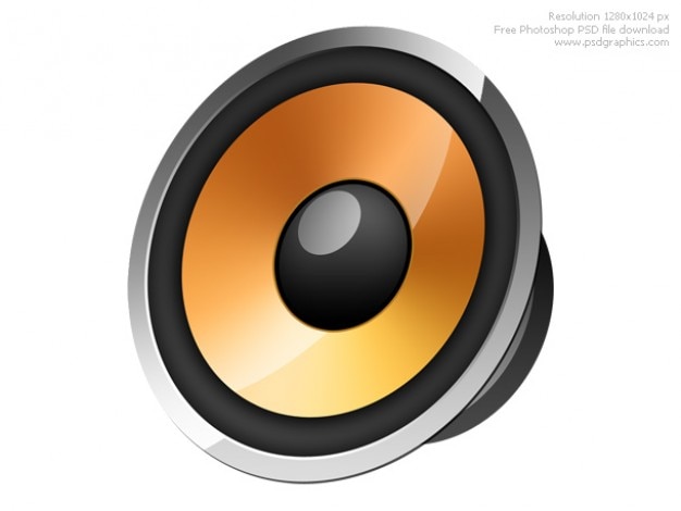 Free PSD | Speaker icon