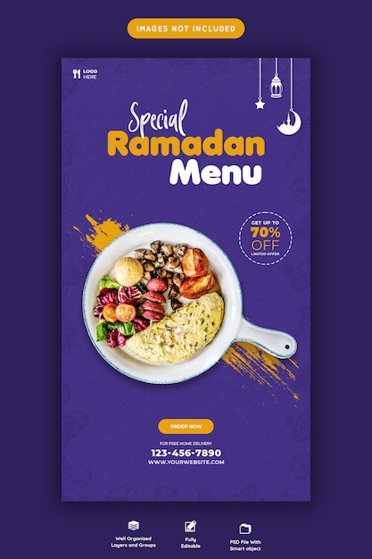 Food Banner Template