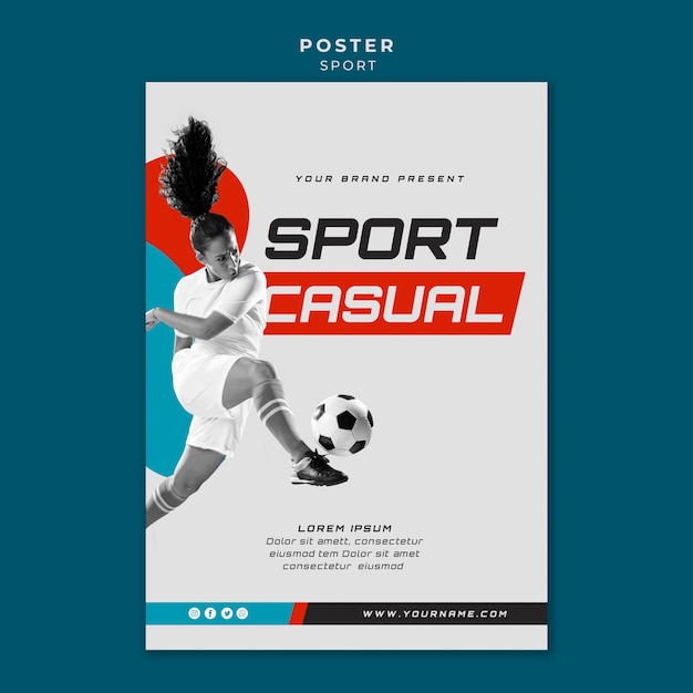 Download Free Psd Sport Concept Poster Template Yellowimages Mockups