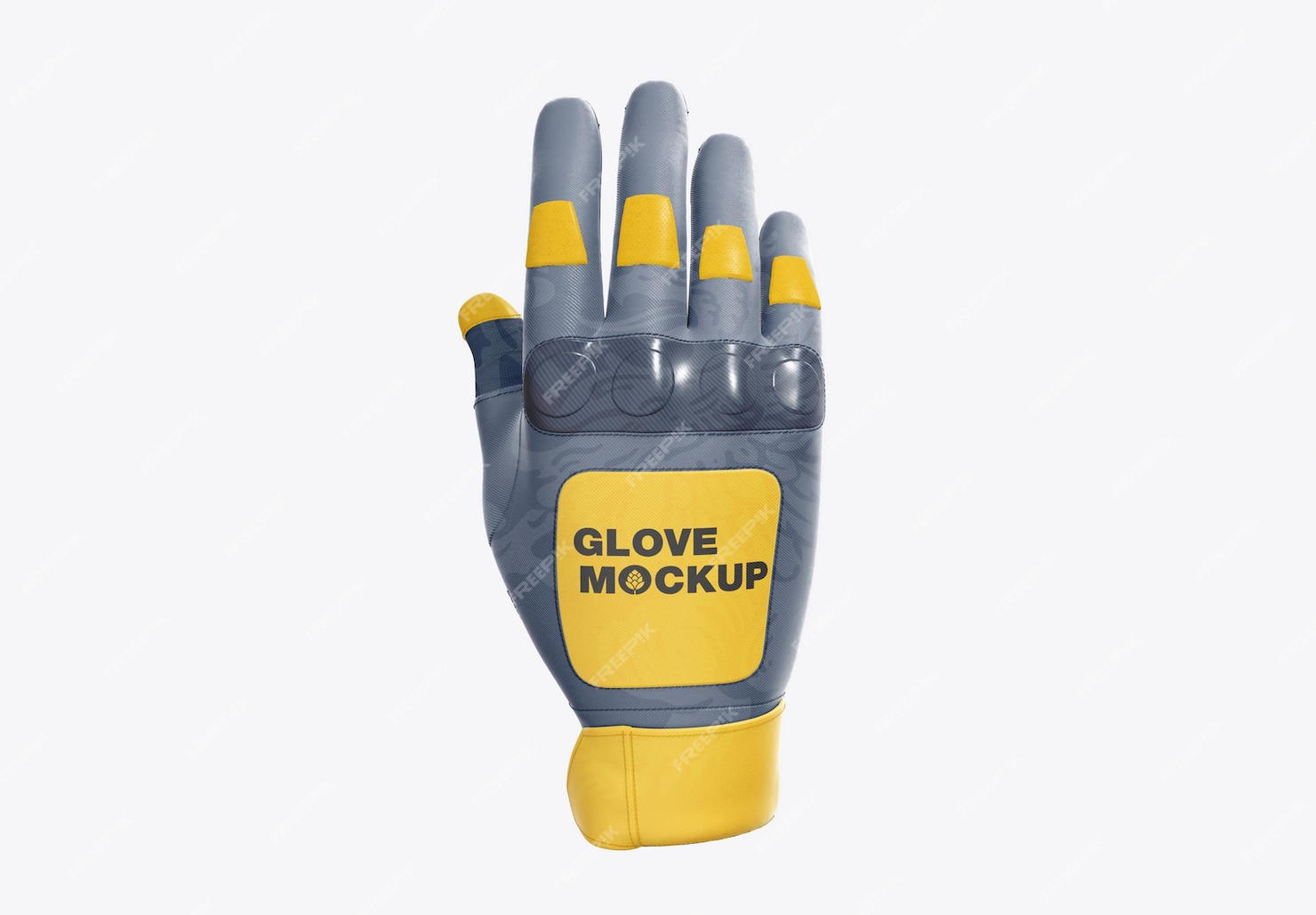 Premium PSD | Sport gloves mockup