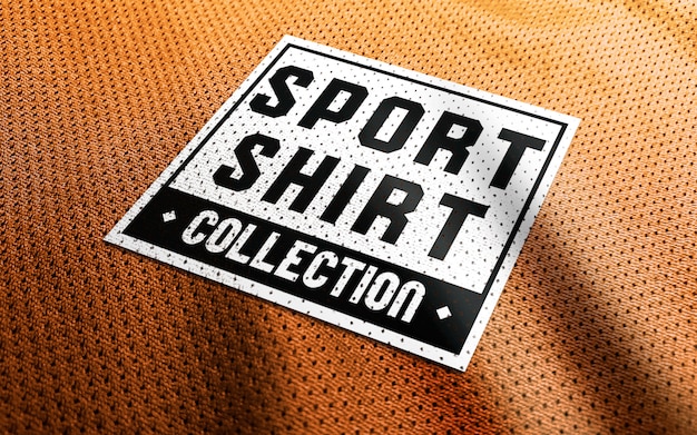 Download Sport jersey logo mockup | Premium PSD File