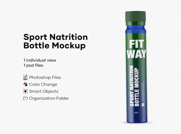 Download Sport natrition bottle mockup | Premium PSD File