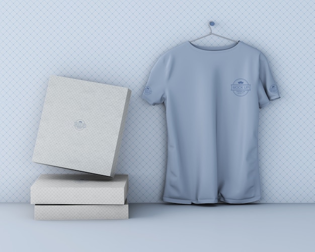 Download Free PSD | Sports shirt mockup with brand logo