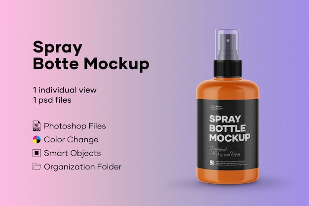 Download Premium Psd Spray Bottle Mockup
