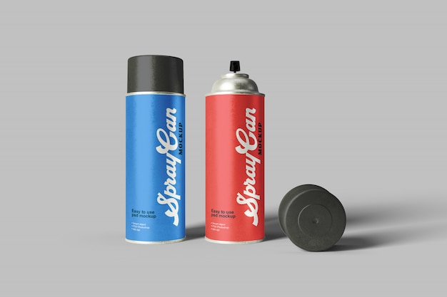 Download Premium Psd Spray Can Mockup