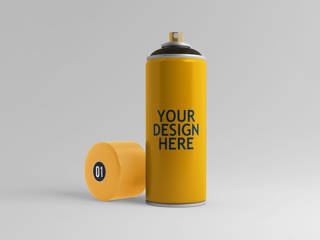 Download Premium Psd Spray Paint Can Mockup