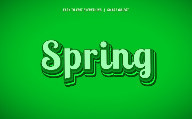 Download Free Spring 3d Text Style Effect Premium Psd File Use our free logo maker to create a logo and build your brand. Put your logo on business cards, promotional products, or your website for brand visibility.