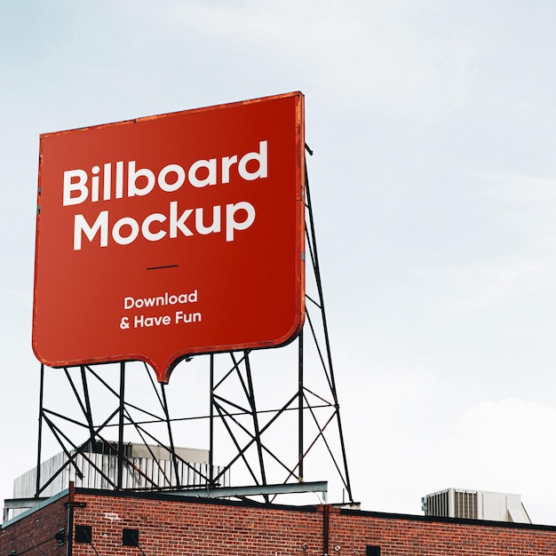 Download Premium Psd Square Billboard Mockup