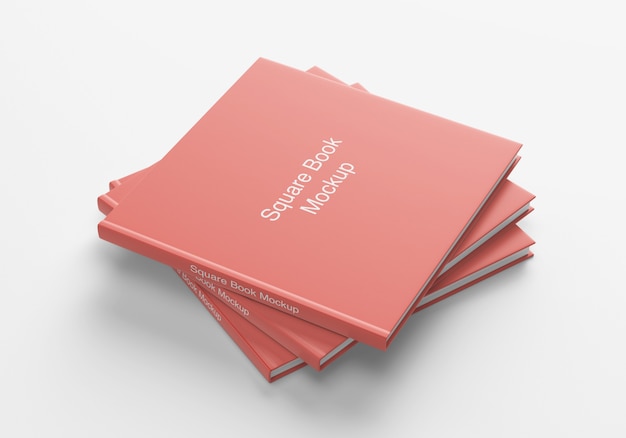 Download Premium Psd Square Book Or Magazine Cover Bundle Mockup PSD Mockup Templates