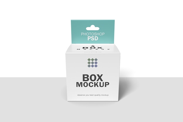 Premium Psd Square Box Packaging Mockup