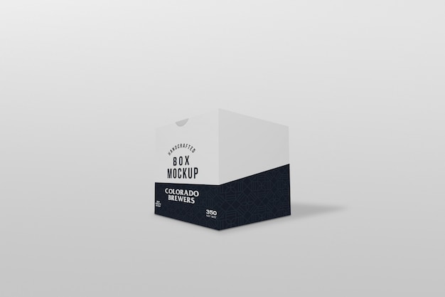 Download Square box packaging mockup | Premium PSD File
