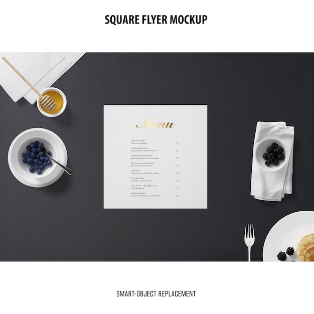Download Square flyer mockup | Free PSD File