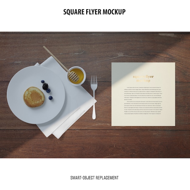 Download Square flyer mockup | Free PSD File