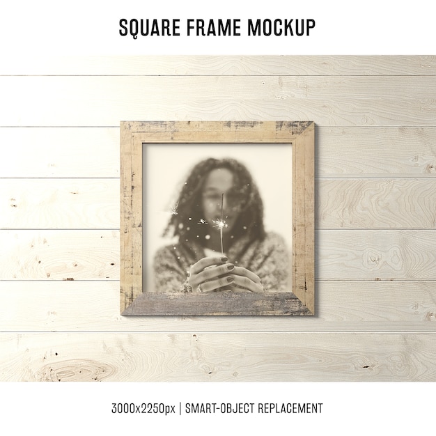 Download Square frame mockup | Free PSD File