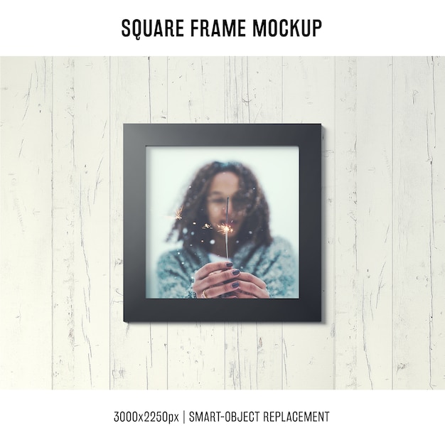 Download Square frame mockup | Free PSD File