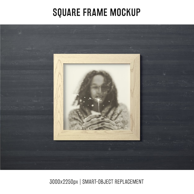 Download Square frame mockup | Free PSD File