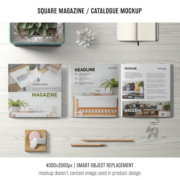 Download Square Booklet Mockup Psd 300 High Quality Free Psd Templates For Download