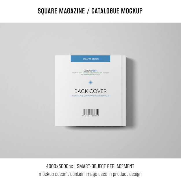 Download Square magazine or catalogue mockup PSD file | Free Download