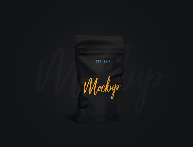 Download Premium Psd Stand Up Pouch Mockup Front View Isolated