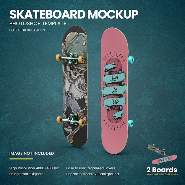 Download Skateboard Mockup Images Free Vectors Stock Photos Psd PSD Mockup Templates