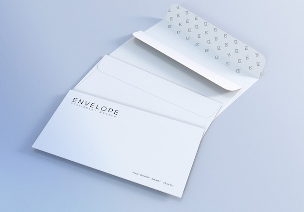 Download Stationery envelope mockup design | Premium PSD File